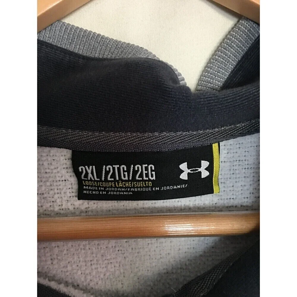 Under Armor Sweatshirt Men's Size 2Xl Gray Long Sleeve